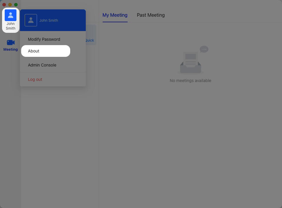 VidyVault log upload interface on desktop application